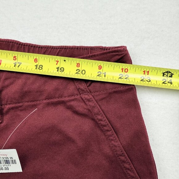 St. Johns Bay Women's Stretch Zip/ Elastic Back Autumn Burgundy Pants Sz 22W NWT - Picture 9 of 12